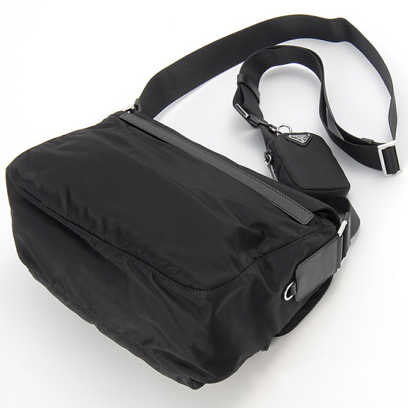 Prada Shoulder Nylon Bag Black - Picture 1 of 5